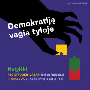 Registruokis balsuoti