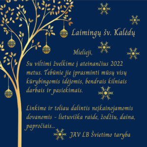 Sveikinimas 2021 kaledos